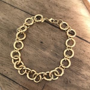 J. Crew gold plated chain link necklace